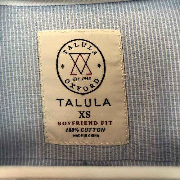 White and blue striped Talula top - Picture 3 of 5